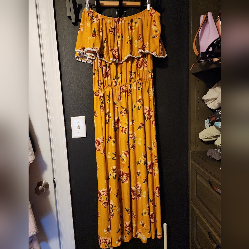J is For Justin Plus size Off the Shoulder Dress 3X